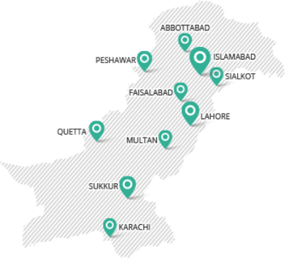contact us pakistan map image